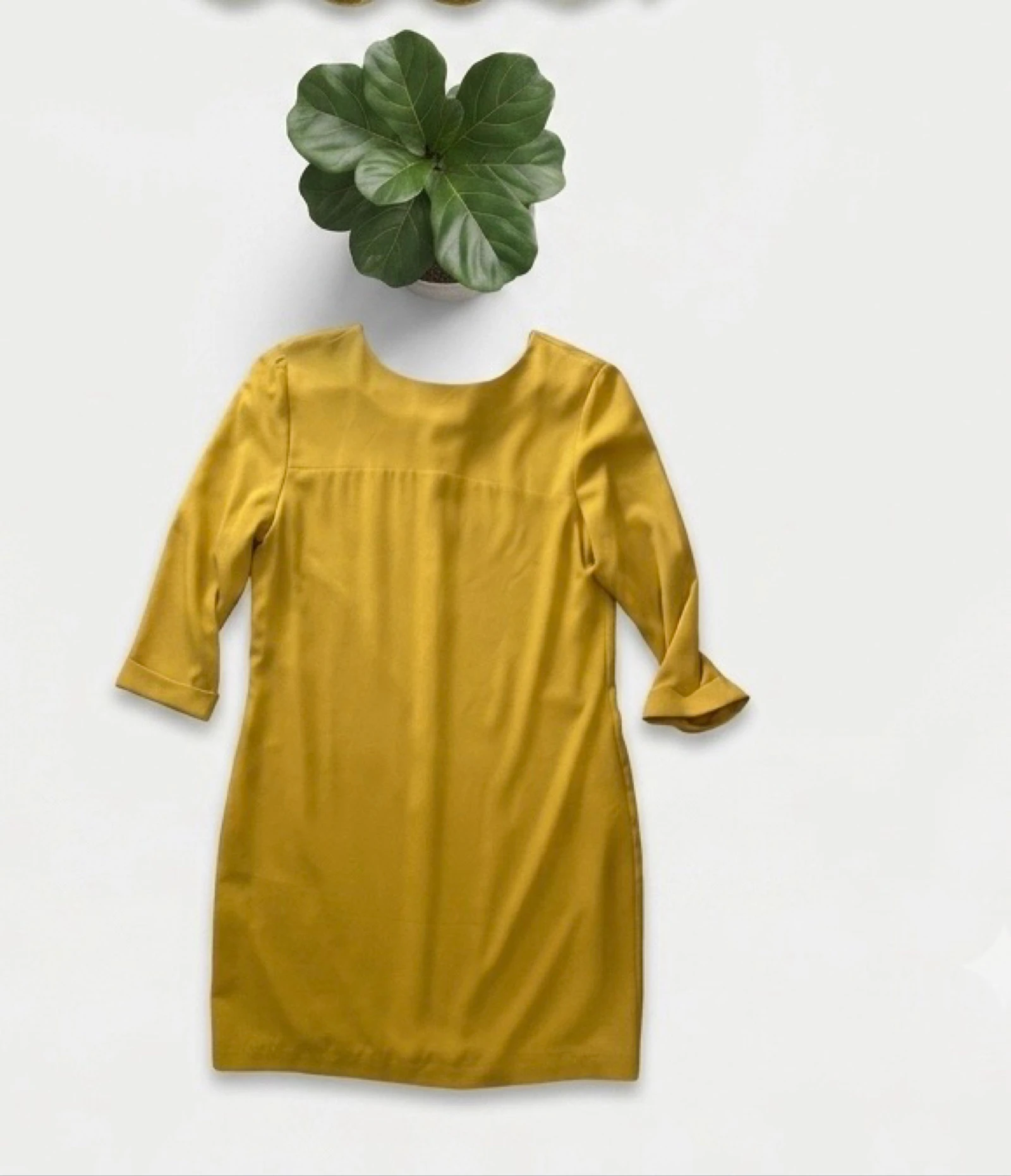 Robe d'été couleur moutarde – photo 2